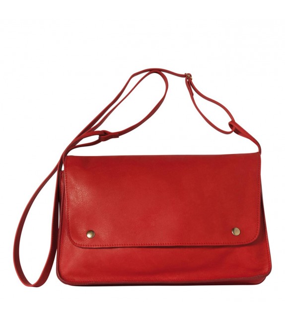 Sac Vintage - Rouge - 100% Cuir