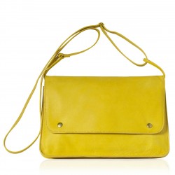 Sac Vintage - Jaune - 100% Cuir