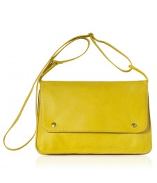 Sac Vintage - Jaune - 100% Cuir