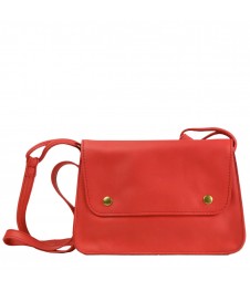 Sac Petit Vintage - Rouge - 100% Cuir