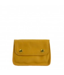 Pochette Vintage - Ocre - 100% Cuir