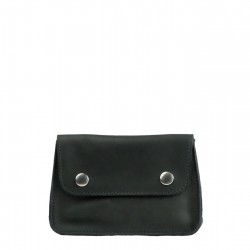 Pochette Vintage - Anthracite - 100% Cuir