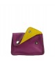 Pochette Vintage - Fuchsia - 100% Cuir