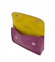 Pochette Vintage - Fuchsia - 100% Cuir