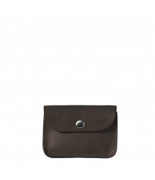 Porte-monnaie Vintage - Anthracite - 100% Cuir