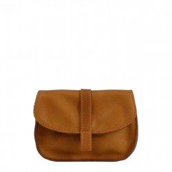 Pochette EMA - Cognac - 100% Cuir