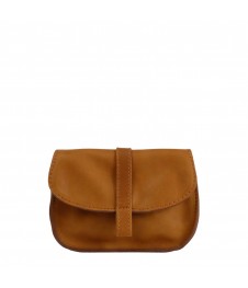 Pochette EMA - Cognac - 100% Cuir