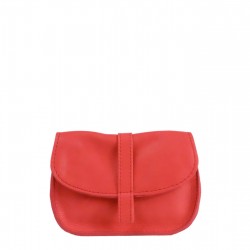 Pochette EMA - Rouge - 100% Cuir