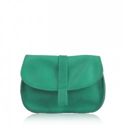 Pochette EMA - Lagon - 100% Cuir