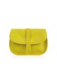 Pochette EMA - Jaune - 100% Cuir