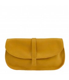 Portefeuille EMA - Ocre - 100% Cuir
