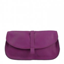 Portefeuille EMA - Fuchsia - 100% Cuir