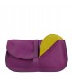 Portefeuille EMA - Fuchsia - 100% Cuir