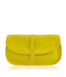 Portefeuille EMA - Jaune - 100% Cuir