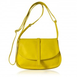 Sac Petit EMA - Jaune - 100% Cuir