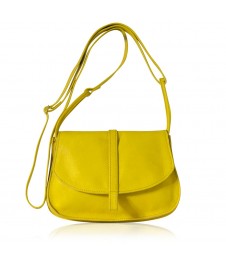 Sac Petit EMA - Jaune - 100% Cuir