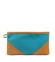 Pochette HOBO L Jade - Toile et Cuir