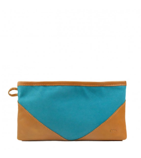 Pochette HOBO L Jade - Toile et Cuir