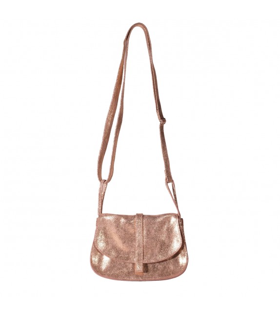 Sac Petit EMA - Champagne Irisé - 100% Cuir